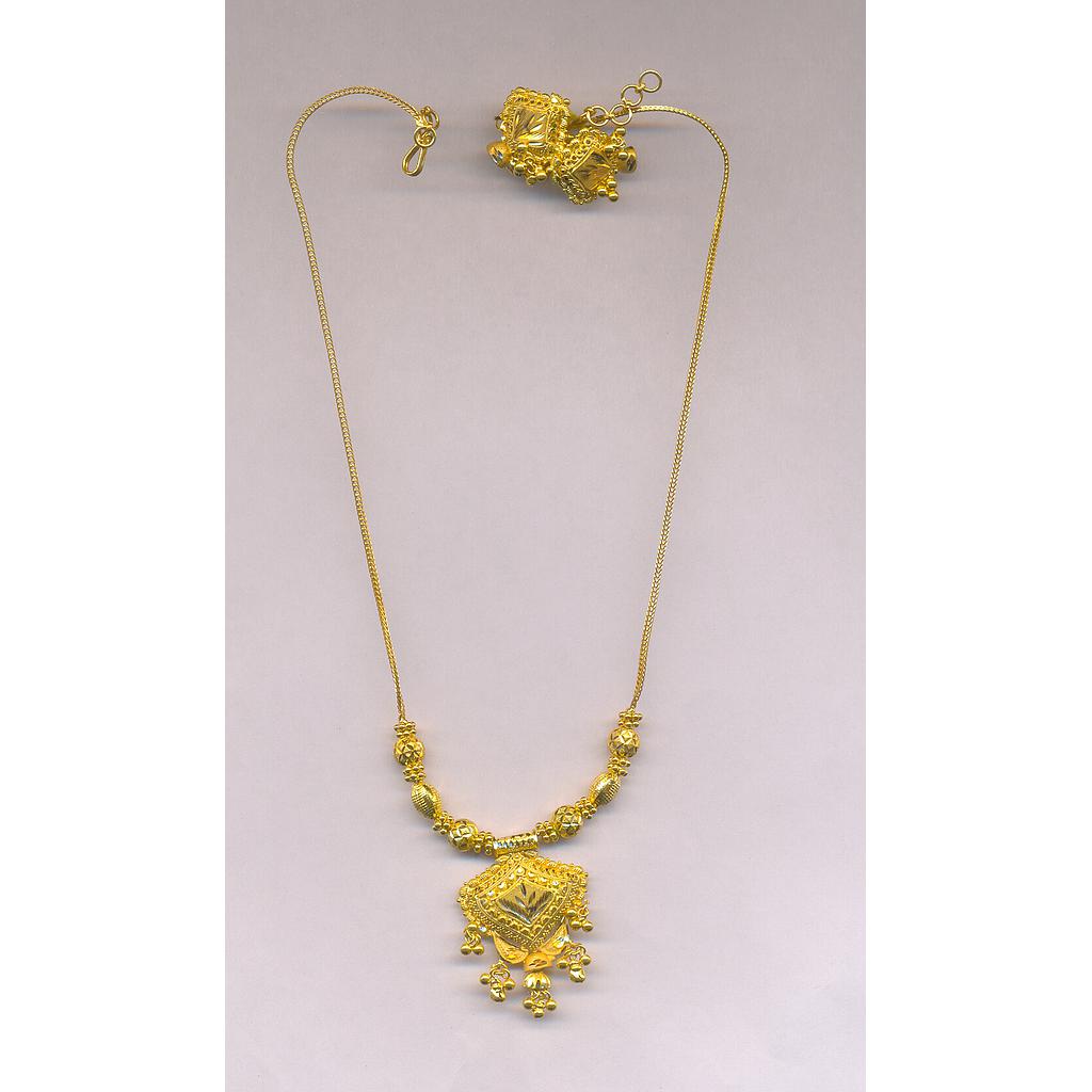 GOLD HALF SET PENDENT PLAIN GENERAL