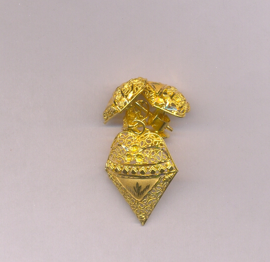 GOLD HALF SET PENDENT PLAIN GENERAL