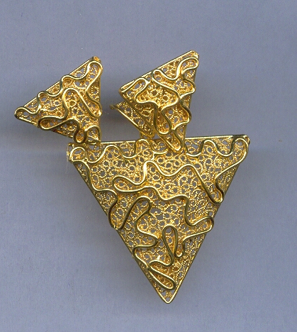 GOLD HALF SET PENDENT PLAIN GENERAL