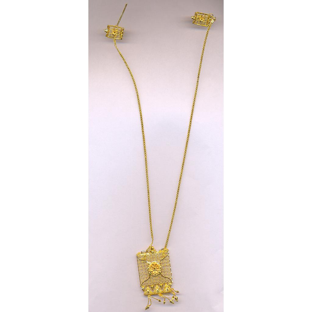 GOLD HALF SET PENDENT PLAIN GENERAL