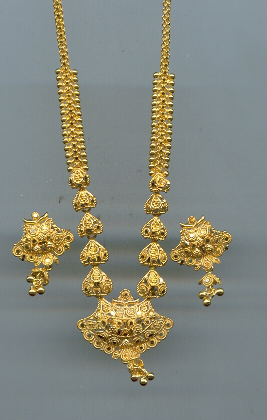 GOLD HALF SET PENDENT PLAIN GENERAL