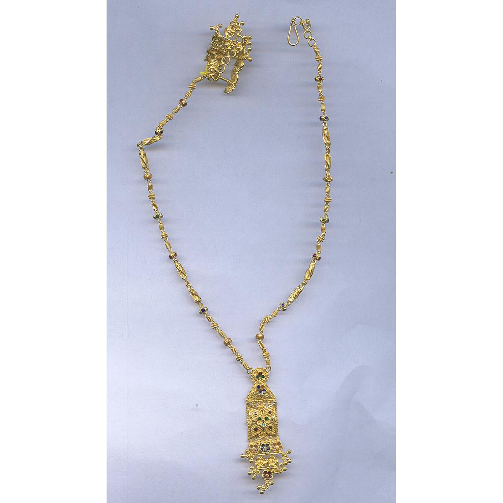 GOLD HALF SET PENDENT PLAIN GENERAL