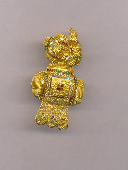 GOLD HALF SET PENDENT PLAIN GENERAL