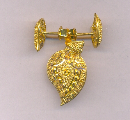 GOLD HALF SET PENDENT PLAIN GENERAL