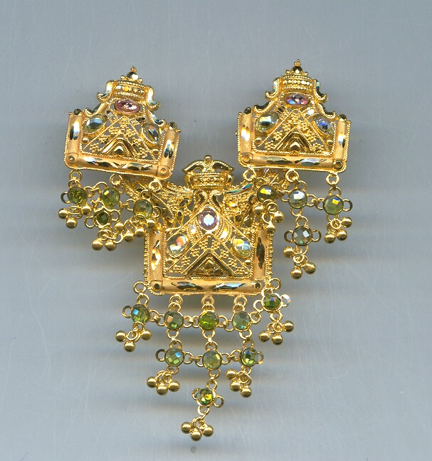 GOLD HALF SET PENDENT PLAIN GENERAL