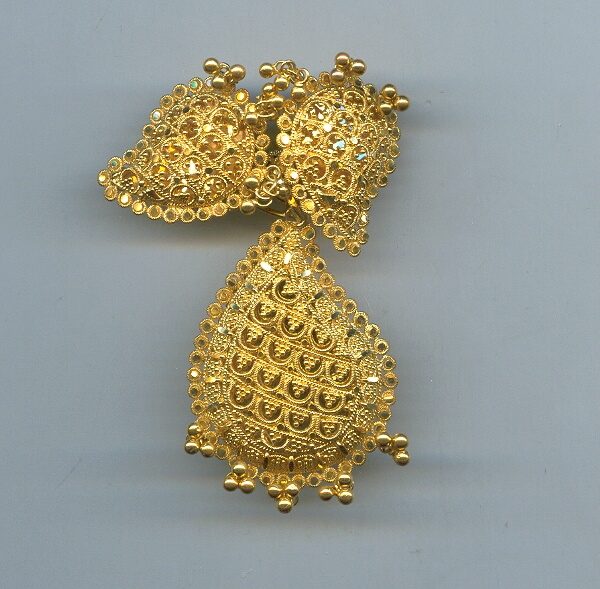 GOLD HALF SET PENDENT PLAIN GENERAL