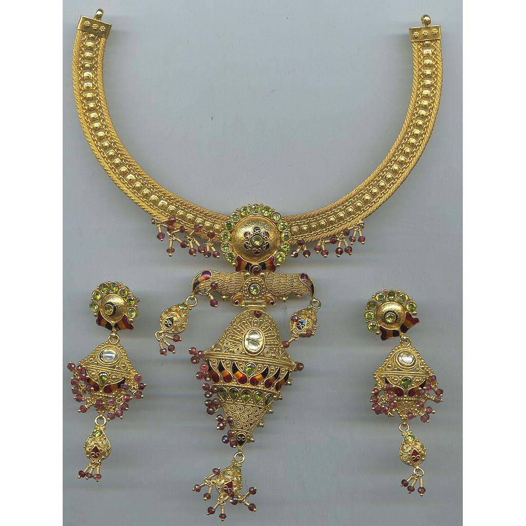 GOLD HALF SET ROUND ANTIQUE EXCLUSIVE
