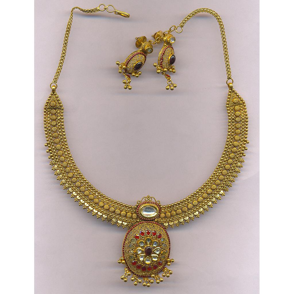GOLD HALF SET ROUND ANTIQUE EXCLUSIVE