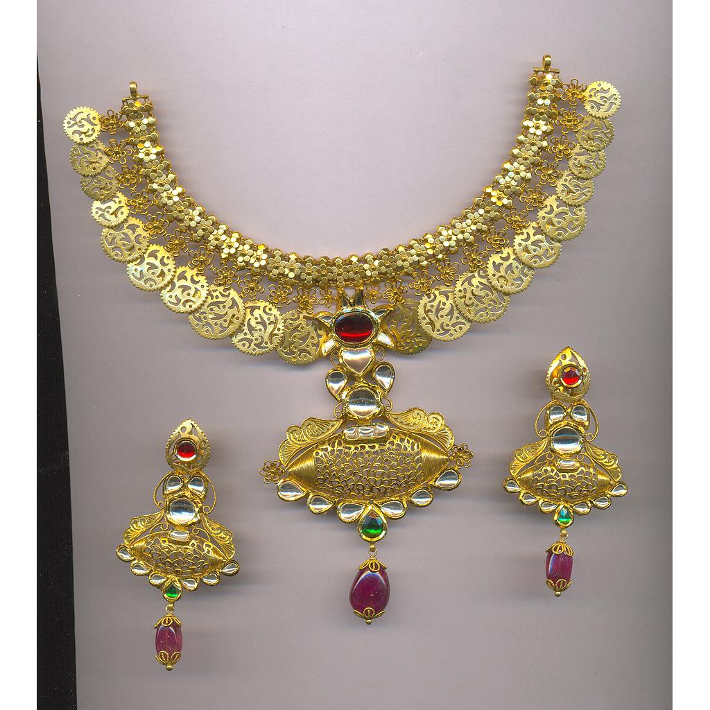 GOLD HALF SET ROUND ANTIQUE EXCLUSIVE