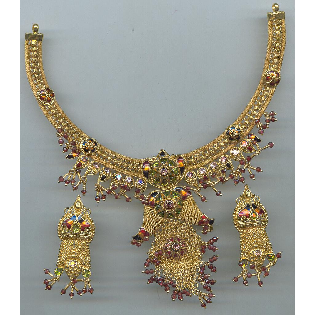 GOLD HALF SET ROUND ANTIQUE EXCLUSIVE