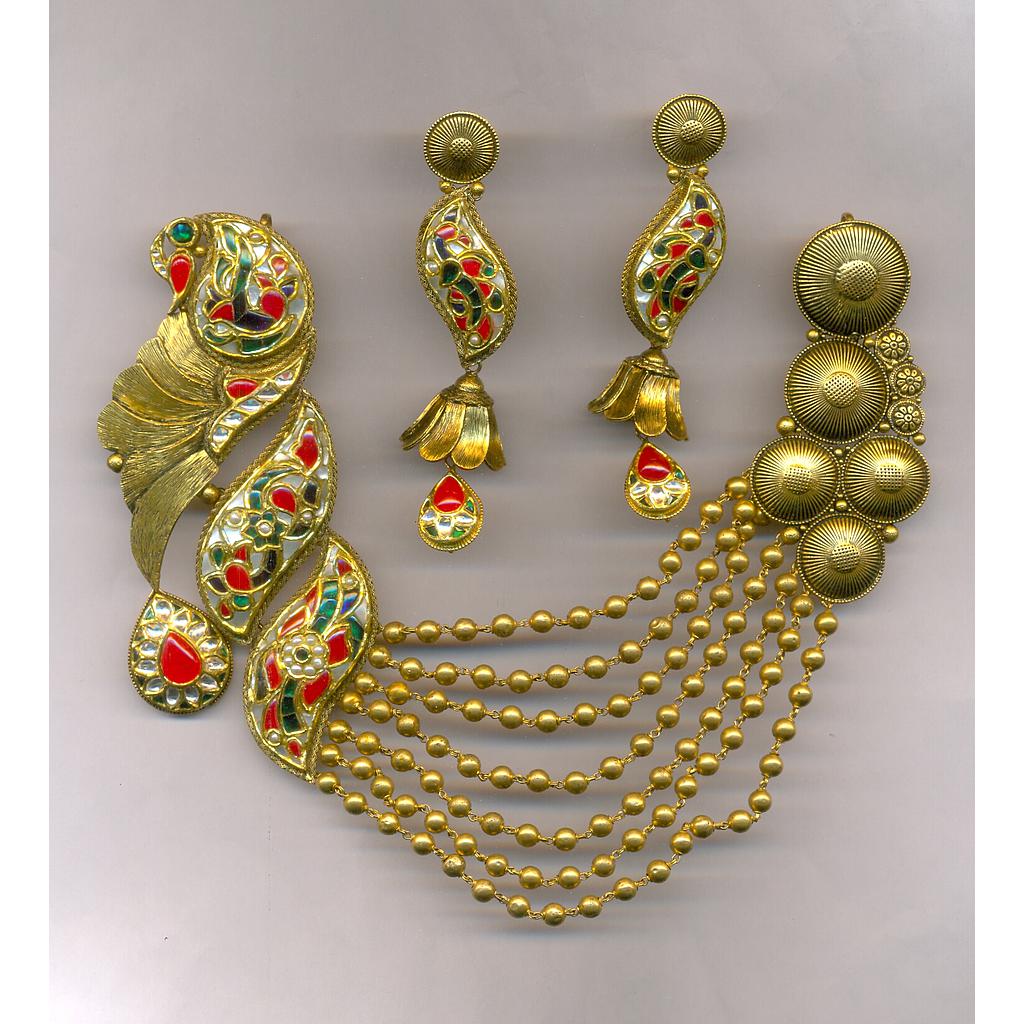 GOLD HALF SET ROUND ANTIQUE EXCLUSIVE