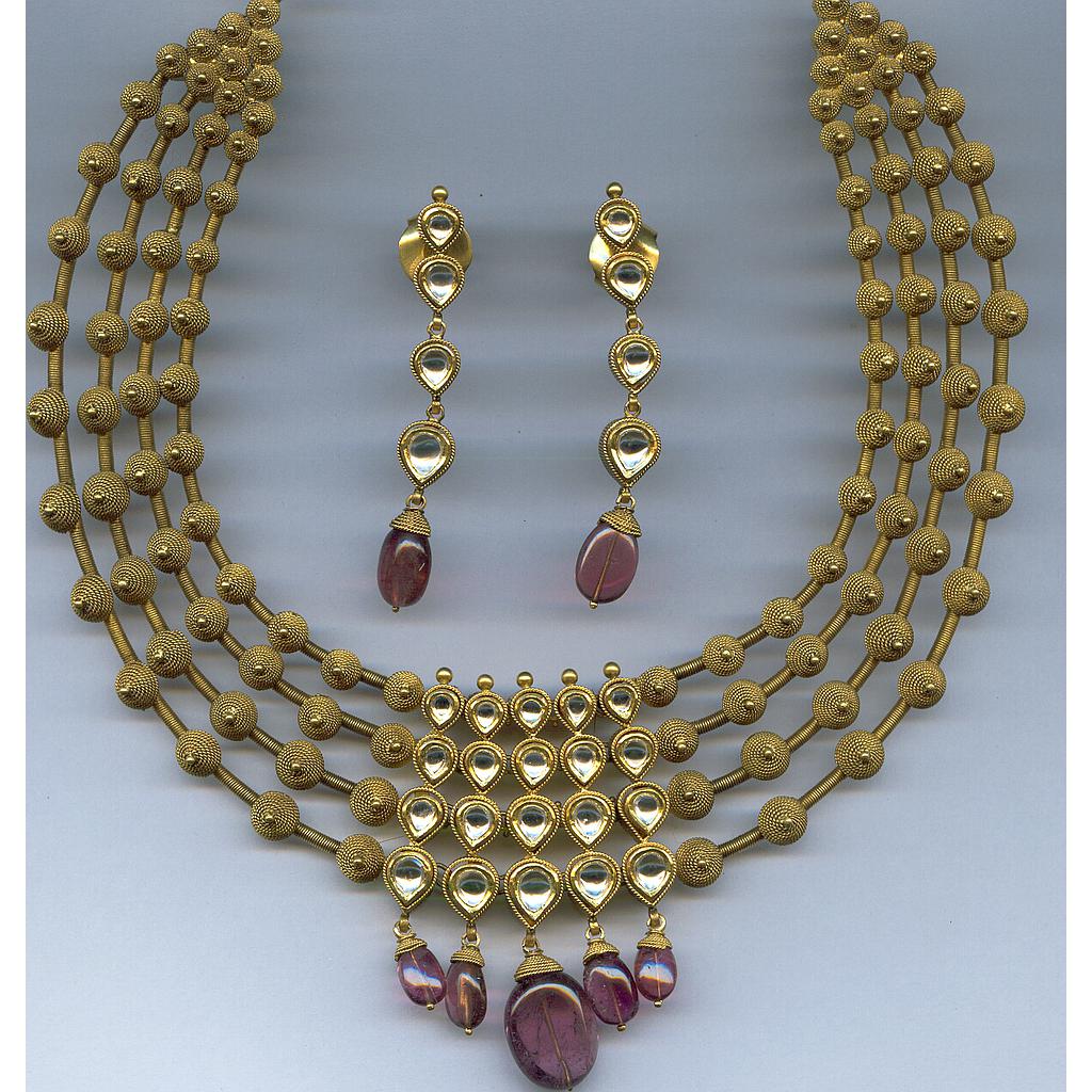 GOLD HALF SET ROUND ANTIQUE EXCLUSIVE