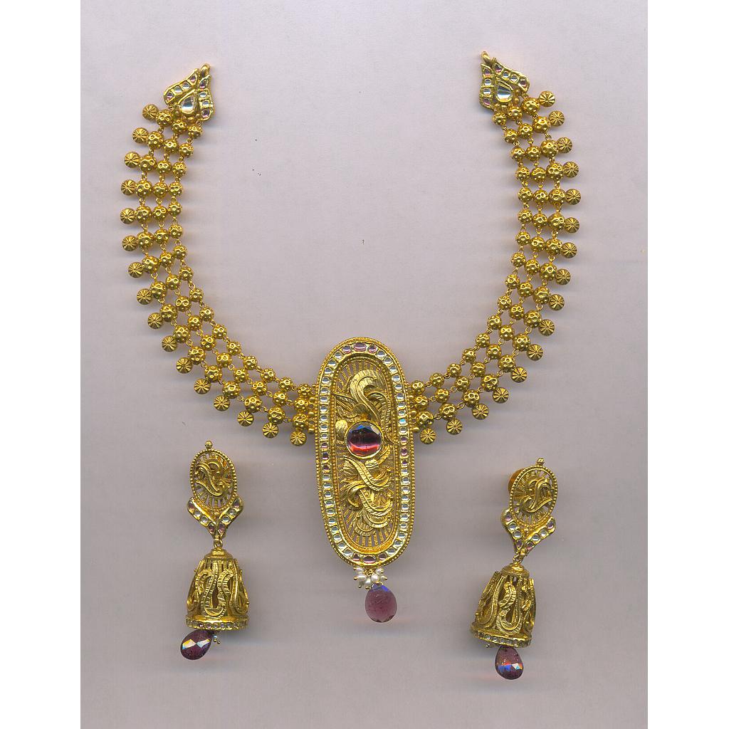 GOLD HALF SET ROUND ANTIQUE EXCLUSIVE