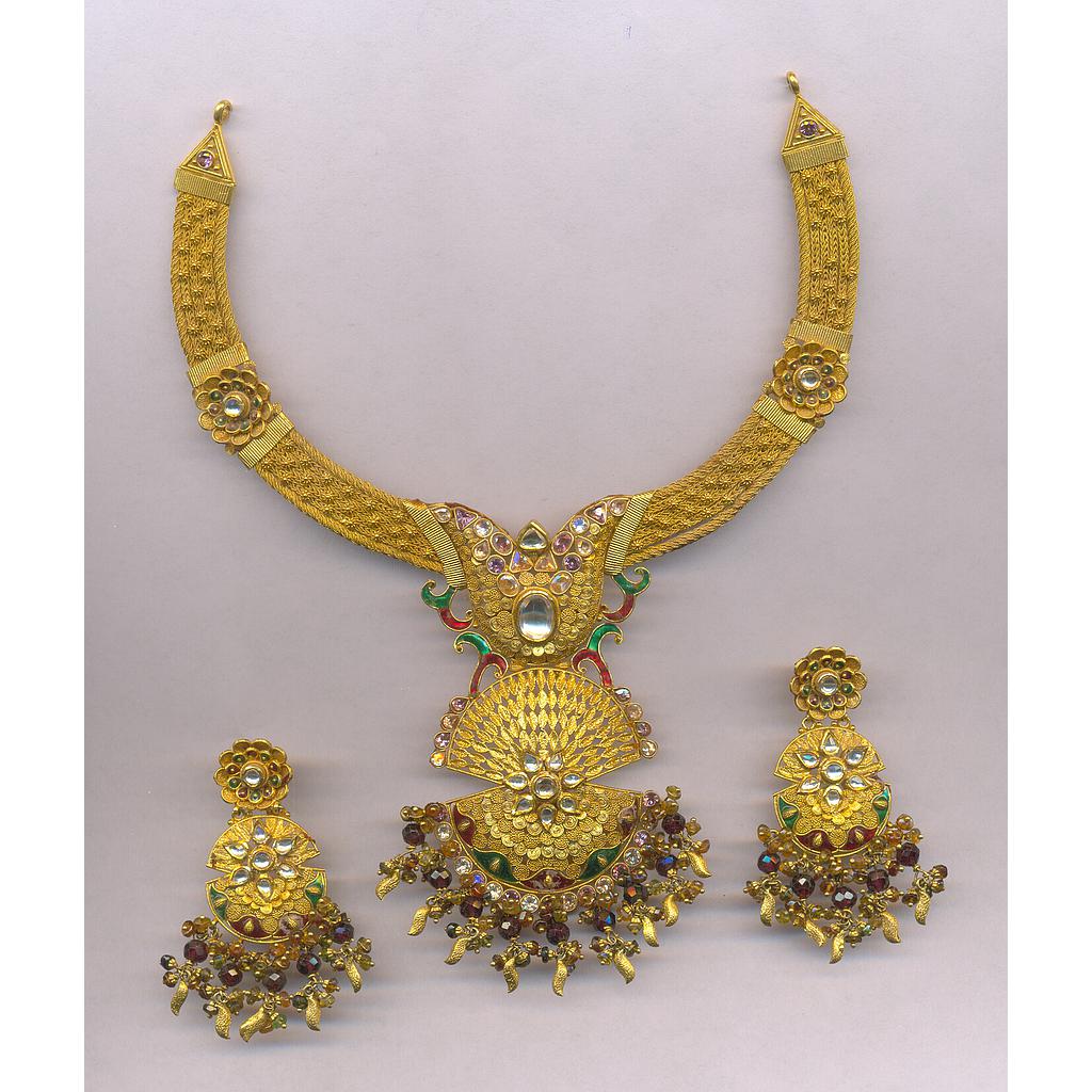 GOLD HALF SET ROUND ANTIQUE EXCLUSIVE
