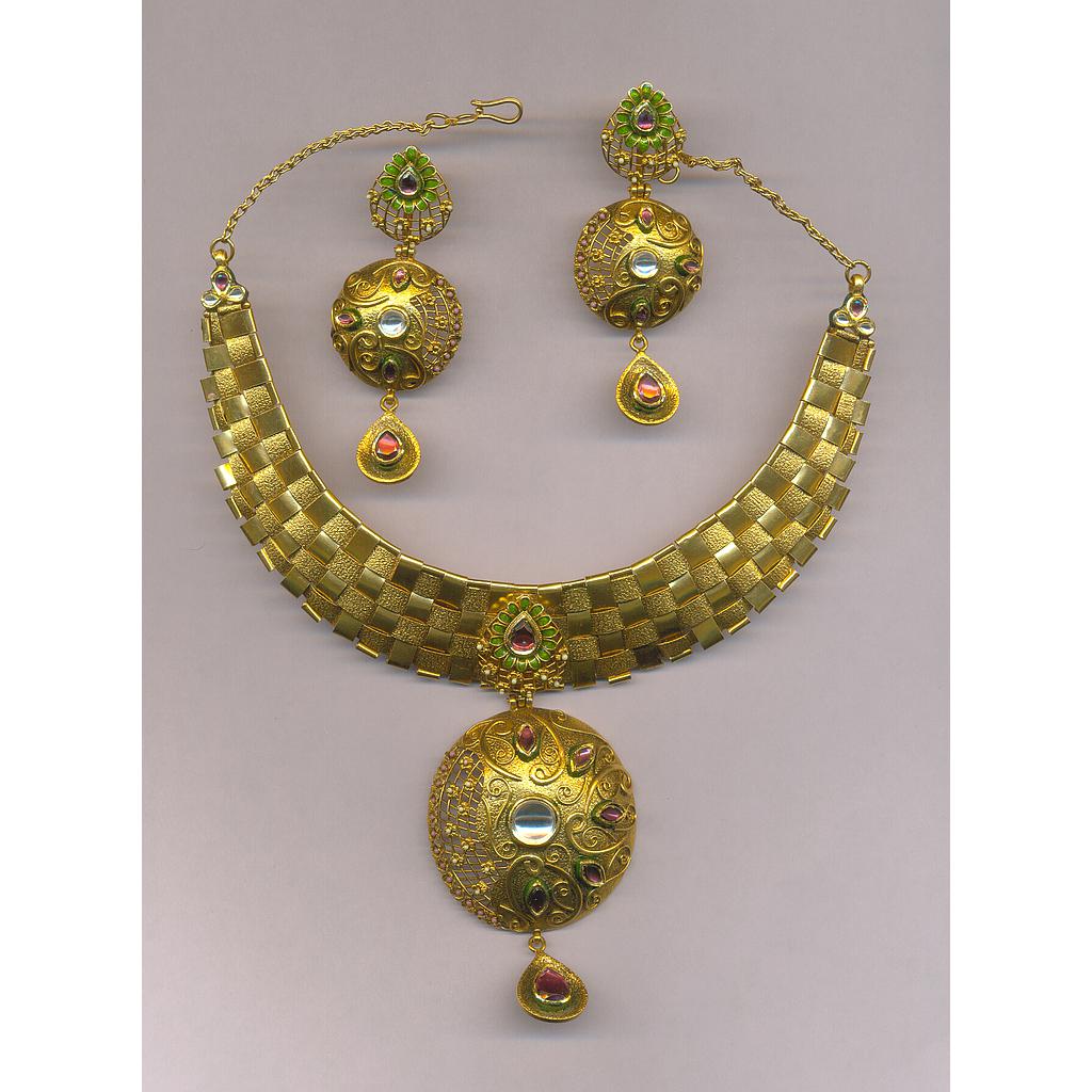 GOLD HALF SET ROUND ANTIQUE EXCLUSIVE