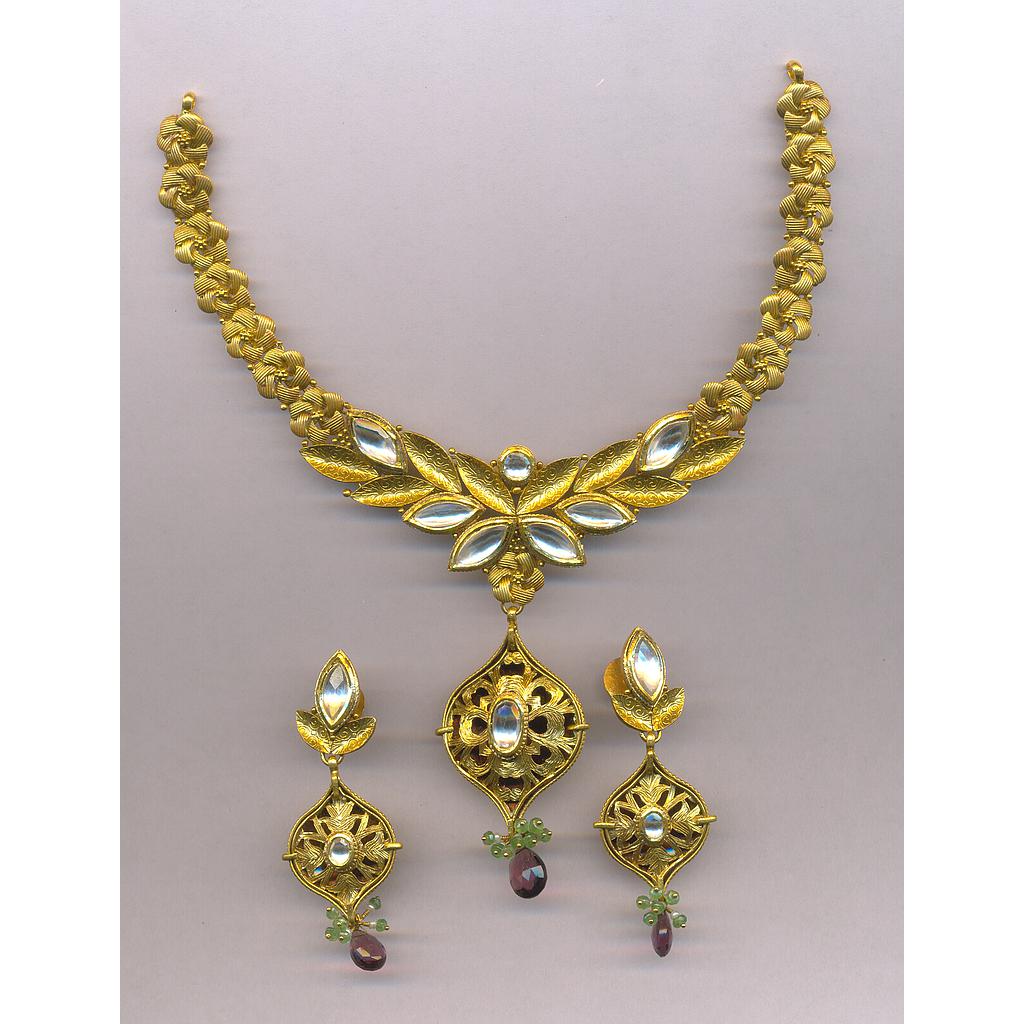 GOLD HALF SET ROUND ANTIQUE EXCLUSIVE