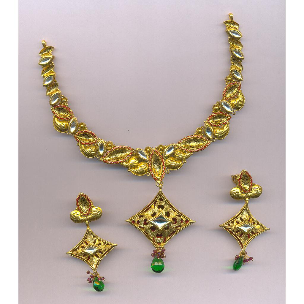 GOLD HALF SET ROUND ANTIQUE EXCLUSIVE