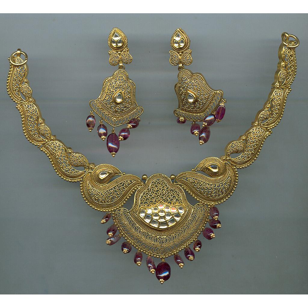 GOLD HALF SET ROUND ANTIQUE EXCLUSIVE