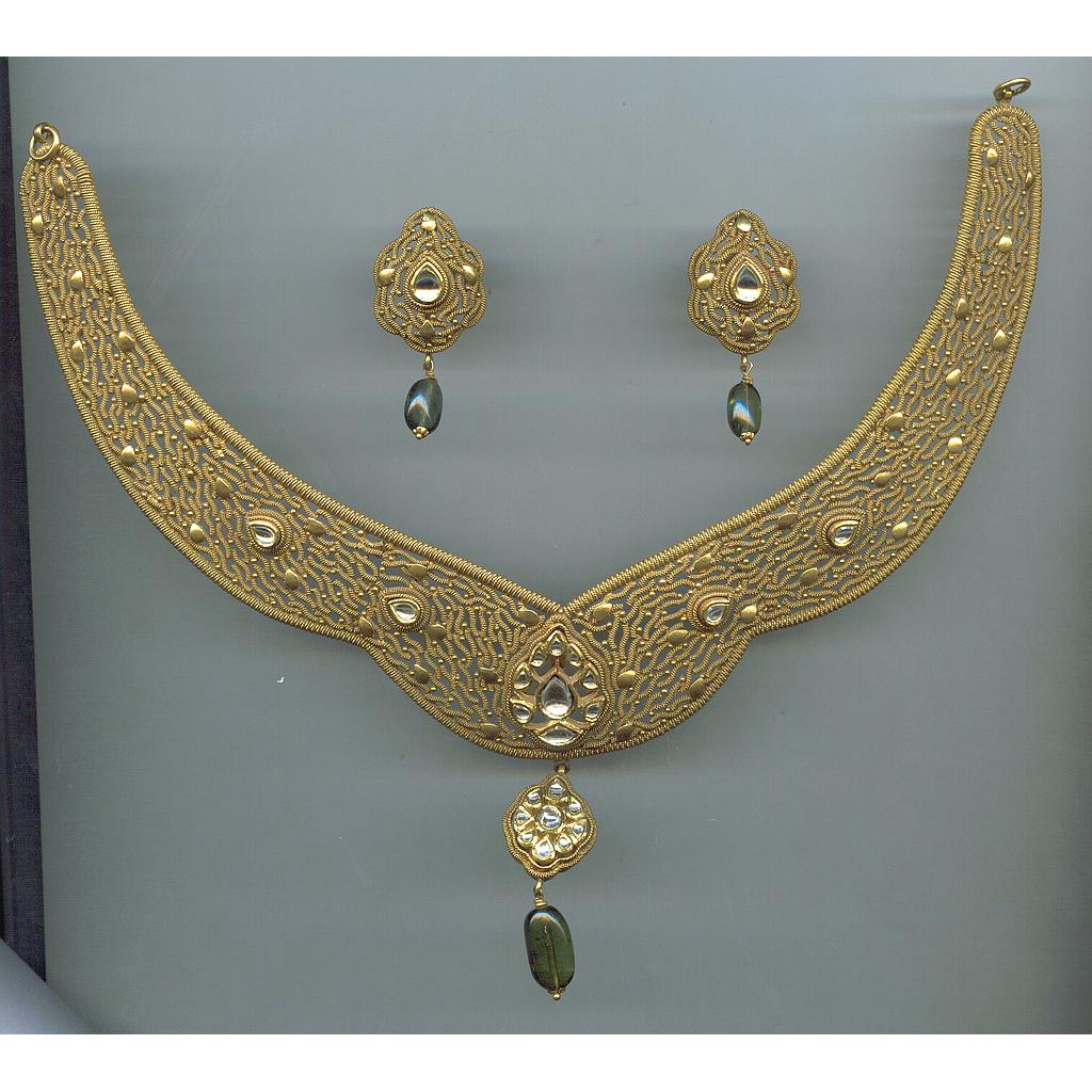 GOLD HALF SET ROUND ANTIQUE EXCLUSIVE