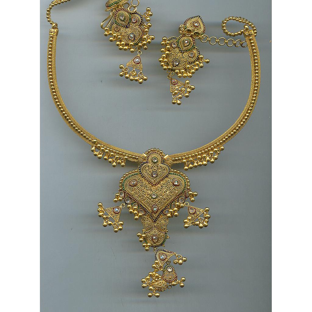 GOLD HALF SET ROUND ANTIQUE EXCLUSIVE