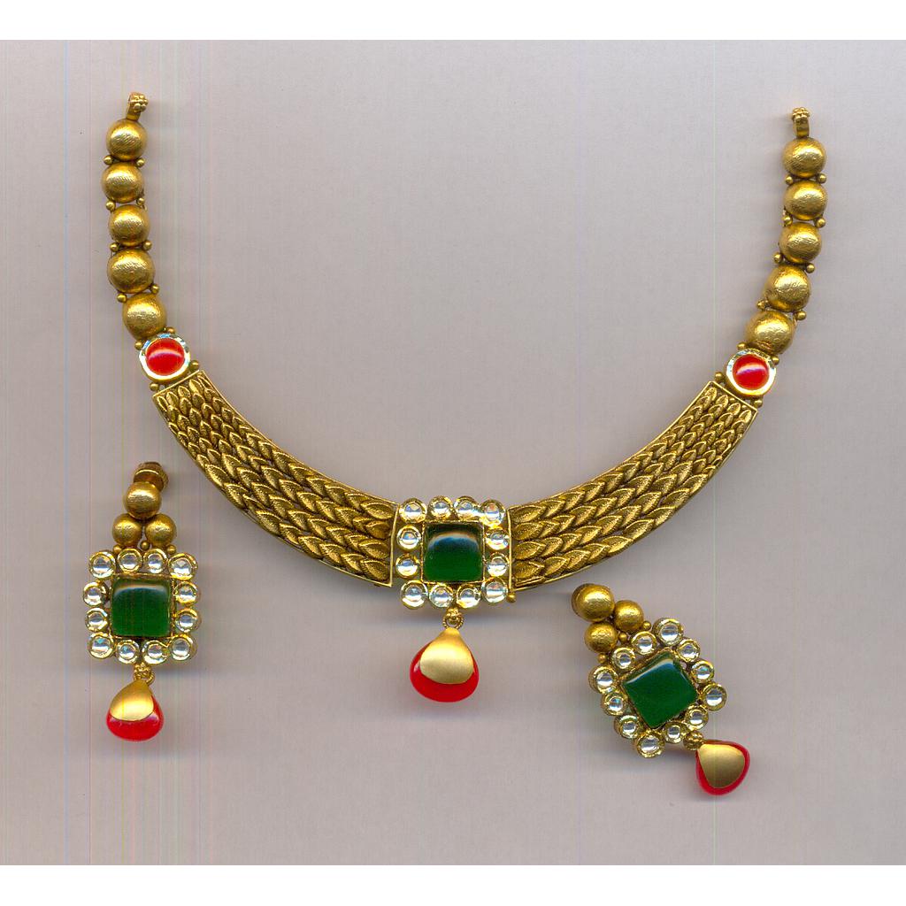 GOLD HALF SET ROUND ANTIQUE EXCLUSIVE