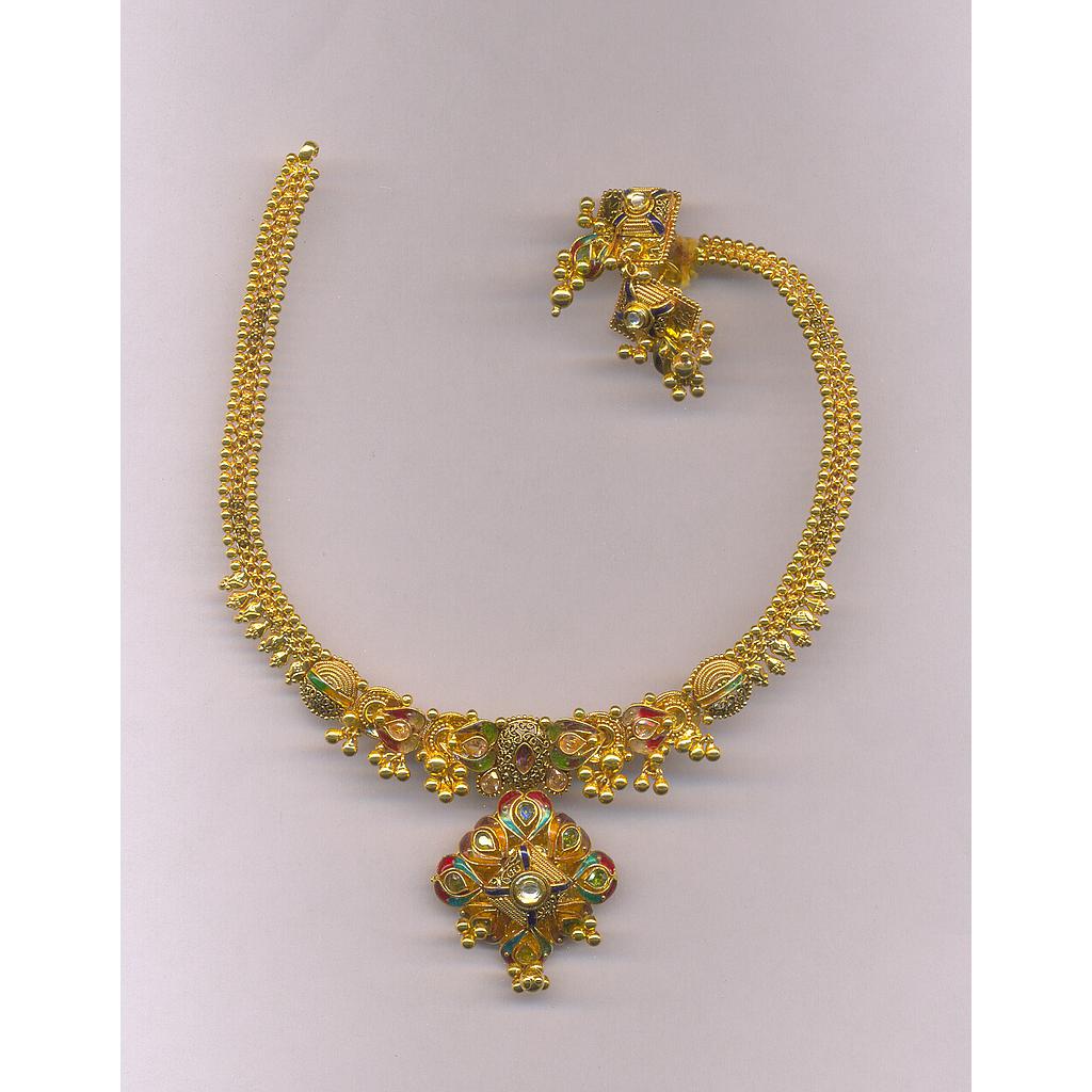 GOLD HALF SET ROUND ANTIQUE EXCLUSIVE