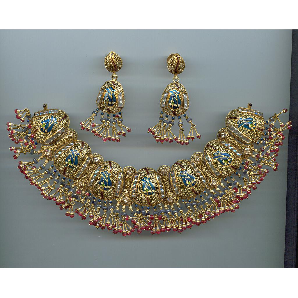 GOLD HALF SET ROUND ANTIQUE EXCLUSIVE
