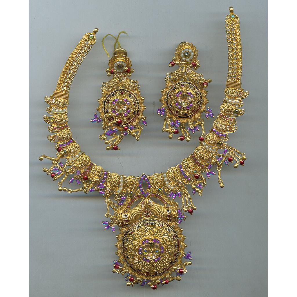 GOLD HALF SET ROUND ANTIQUE EXCLUSIVE