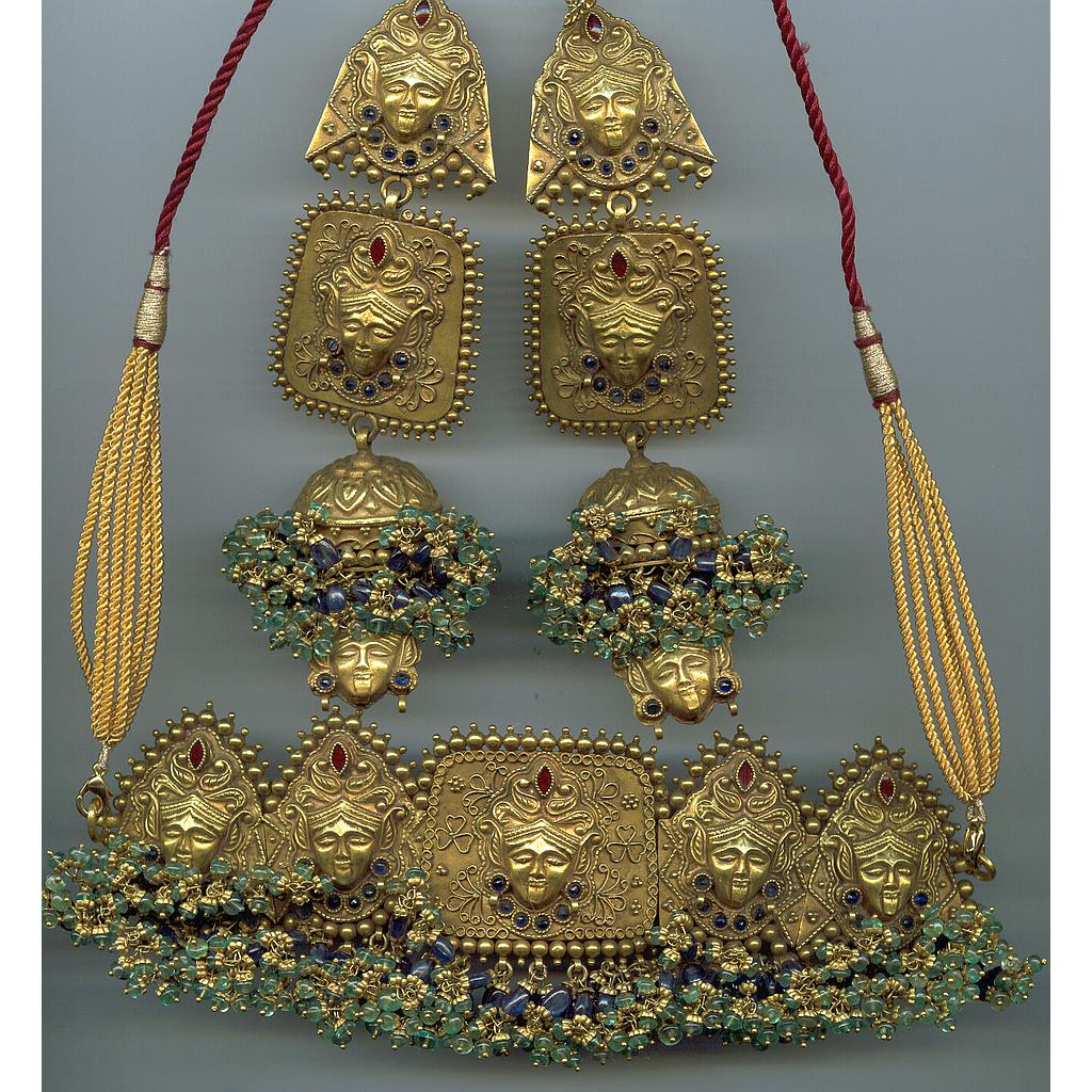 GOLD HALF SET ROUND ANTIQUE EXCLUSIVE