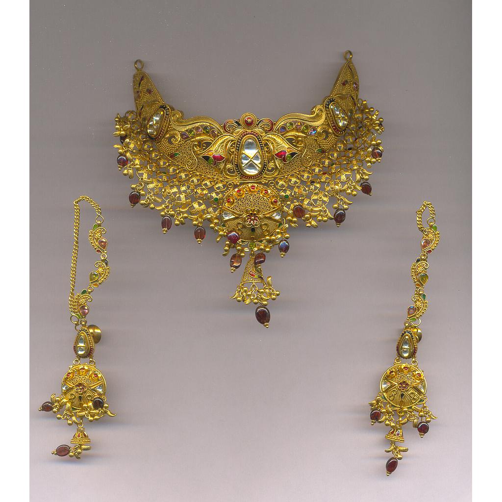 GOLD HALF SET ROUND ANTIQUE EXCLUSIVE