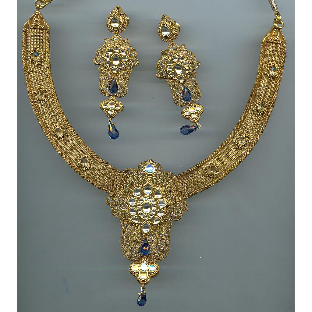GOLD HALF SET ROUND ANTIQUE EXCLUSIVE