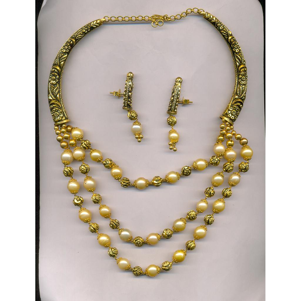 GOLD HALF SET ROUND ANTIQUE EXCLUSIVE