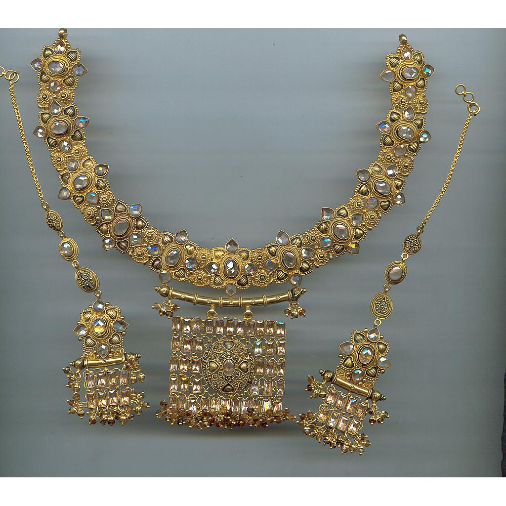 GOLD HALF SET ROUND ANTIQUE EXCLUSIVE