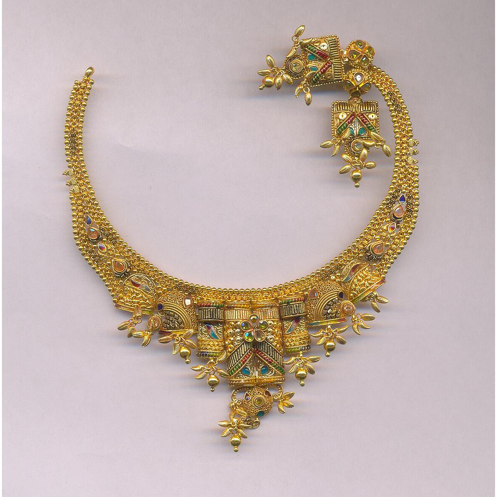 GOLD HALF SET ROUND ANTIQUE EXCLUSIVE