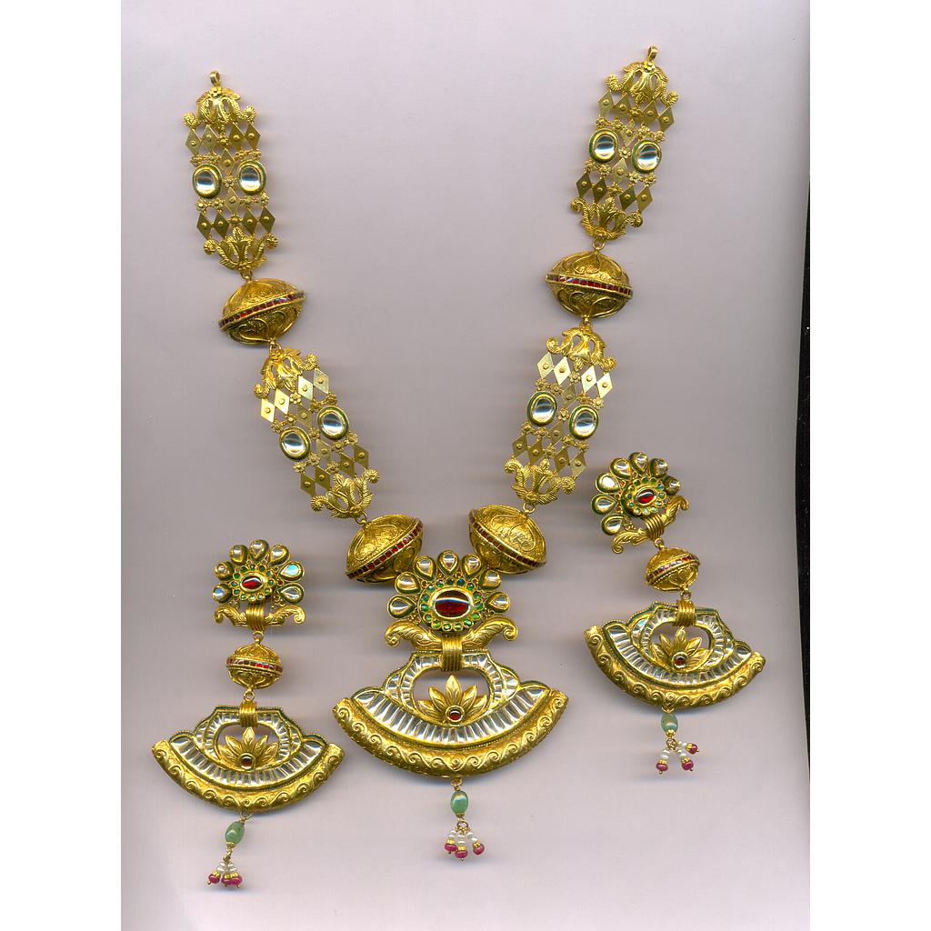 GOLD HALF SET ROUND ANTIQUE EXCLUSIVE