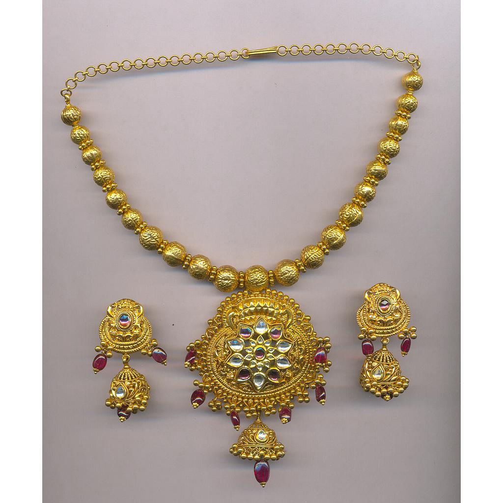 GOLD HALF SET ROUND ANTIQUE EXCLUSIVE