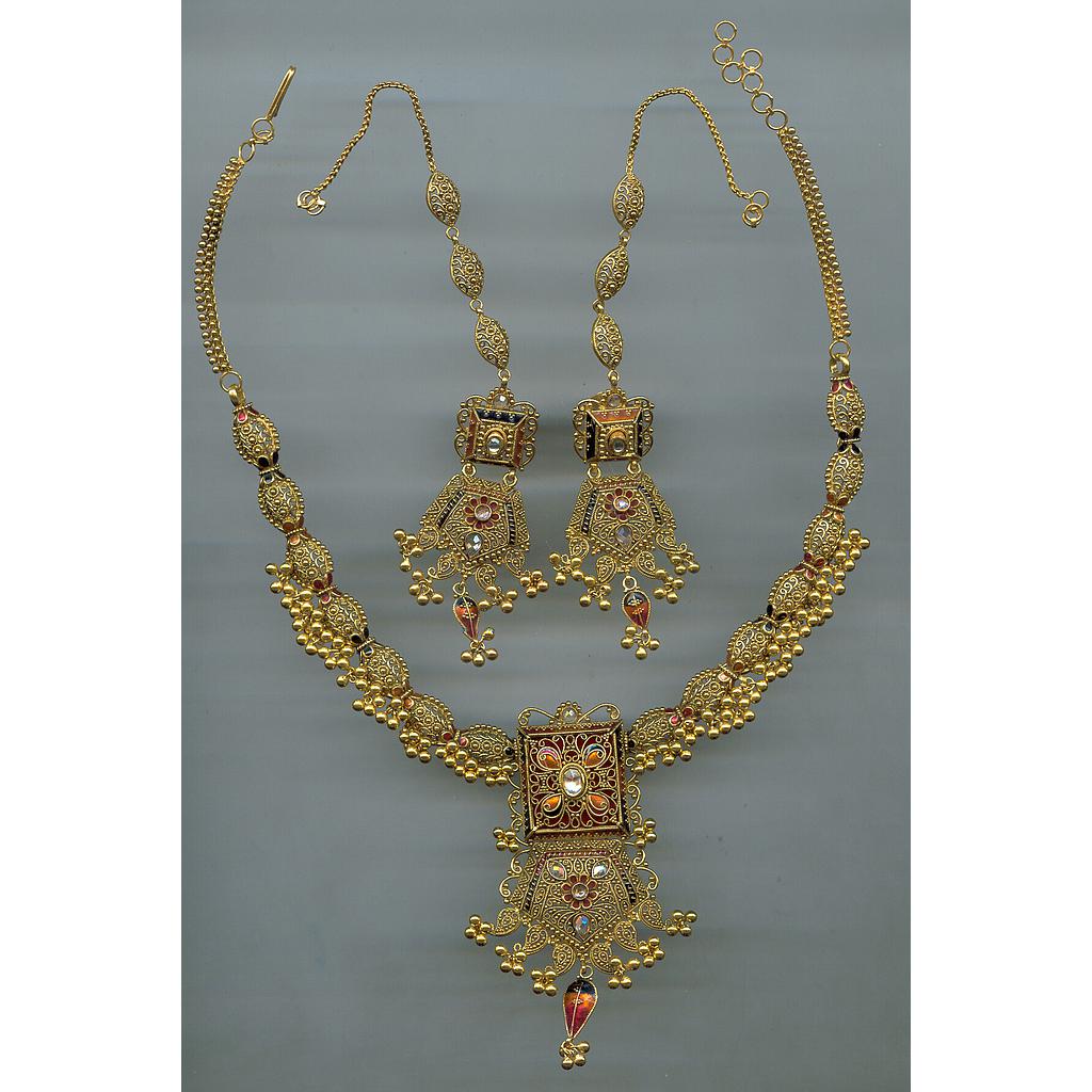GOLD HALF SET ROUND ANTIQUE EXCLUSIVE