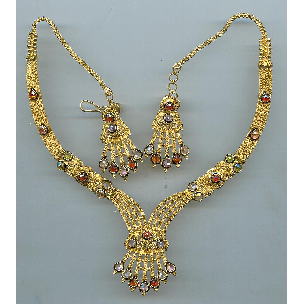 GOLD HALF SET ROUND ANTIQUE EXCLUSIVE