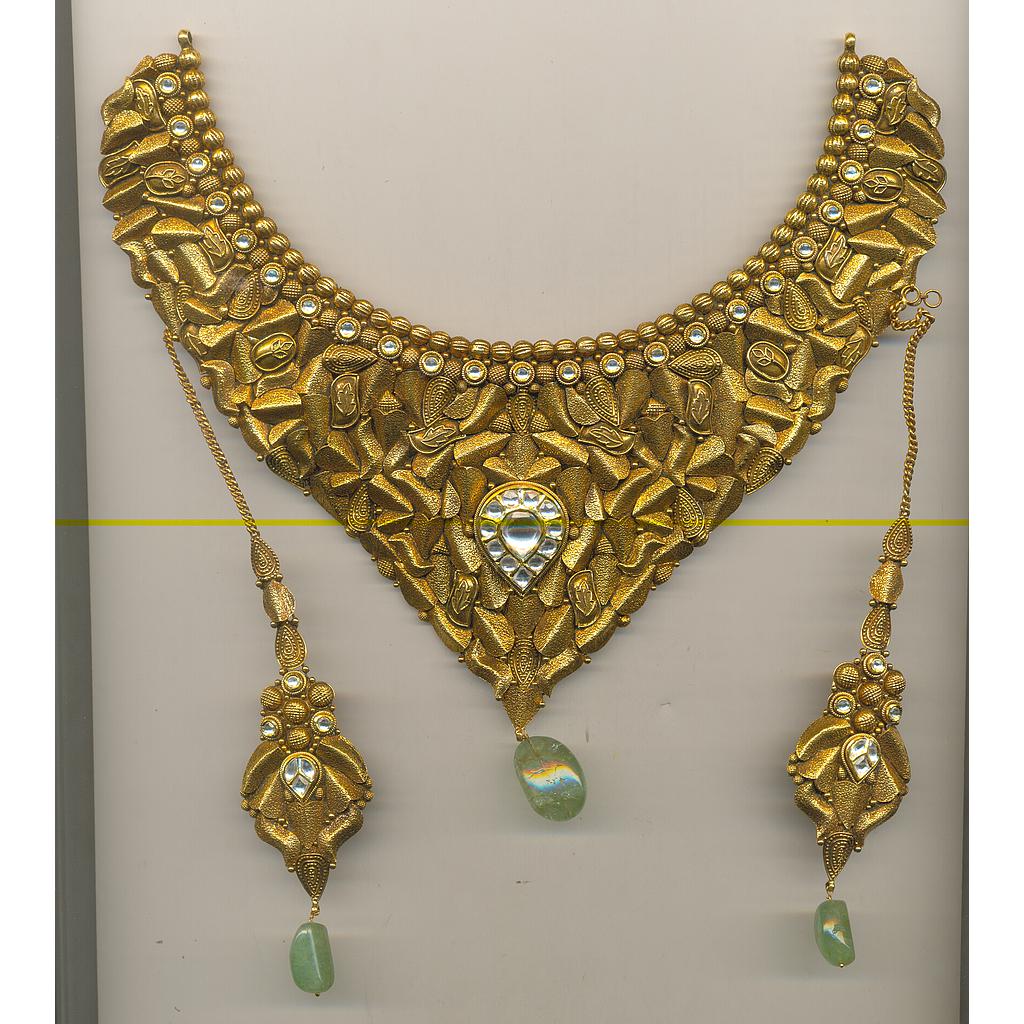 GOLD HALF SET ROUND ANTIQUE EXCLUSIVE
