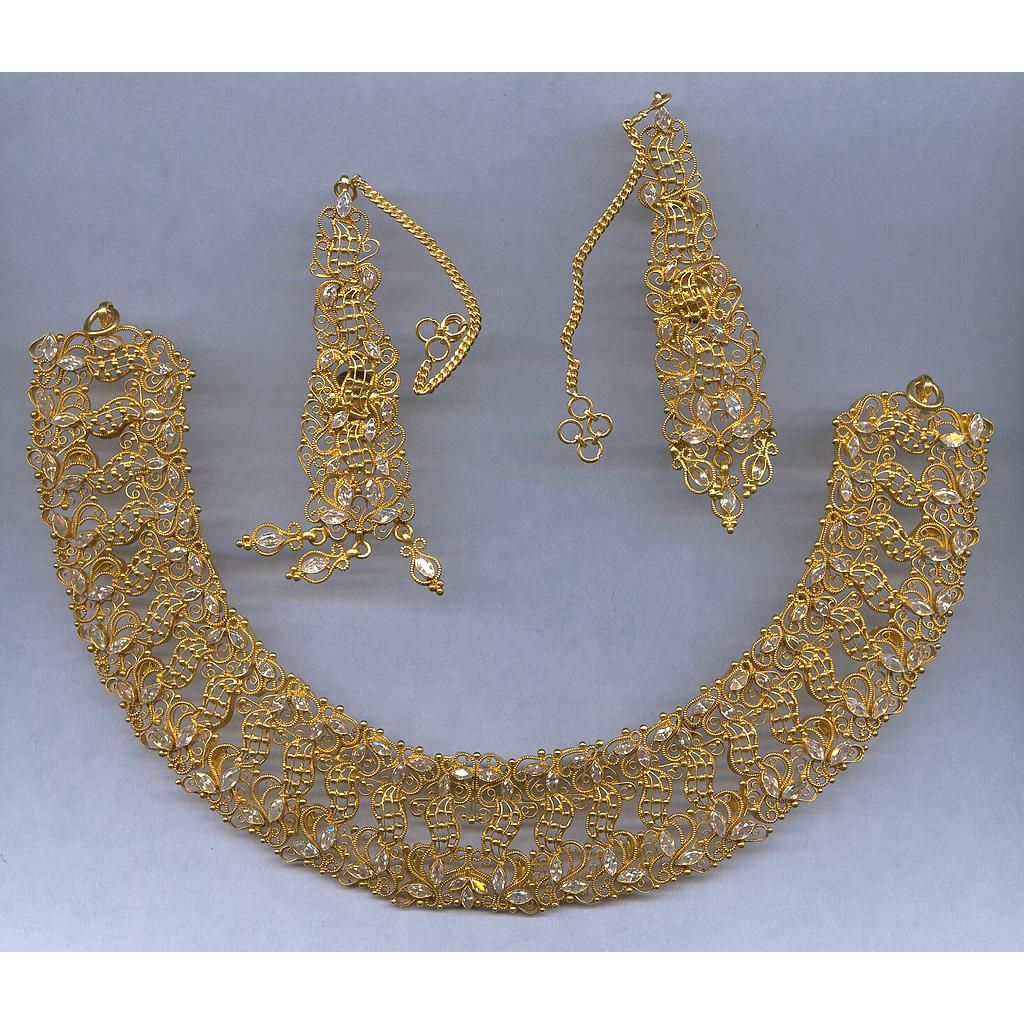 GOLD HALF SET ROUND ANTIQUE EXCLUSIVE