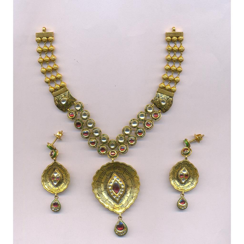 GOLD HALF SET ROUND ANTIQUE EXCLUSIVE