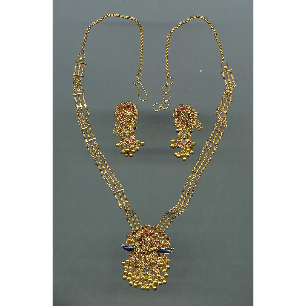 GOLD HALF SET ROUND ANTIQUE EXCLUSIVE