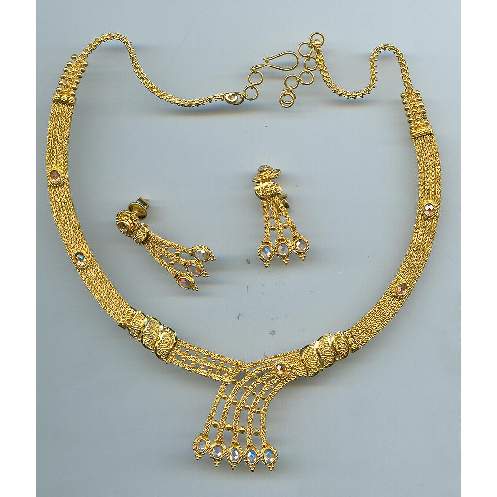 GOLD HALF SET ROUND ANTIQUE EXCLUSIVE