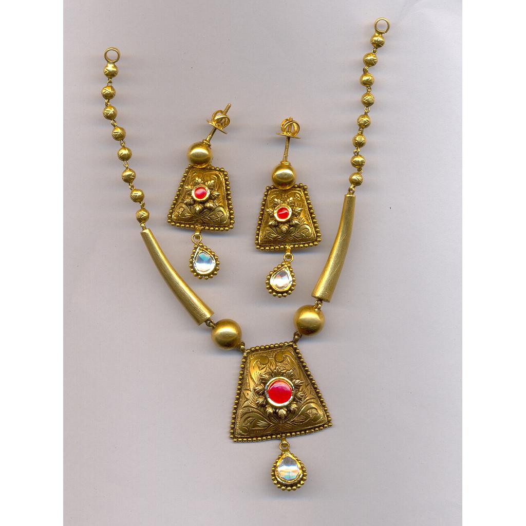 GOLD HALF SET ROUND ANTIQUE EXCLUSIVE