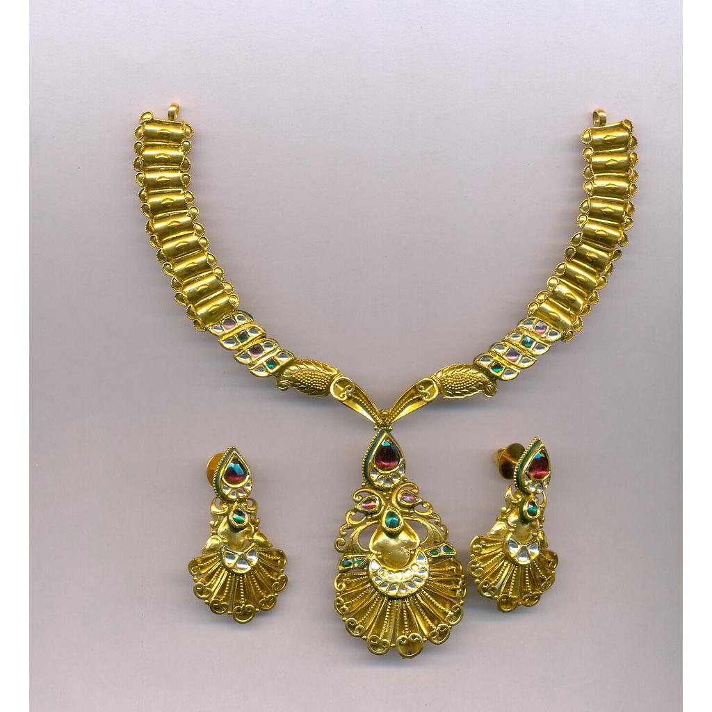 GOLD HALF SET ROUND ANTIQUE EXCLUSIVE