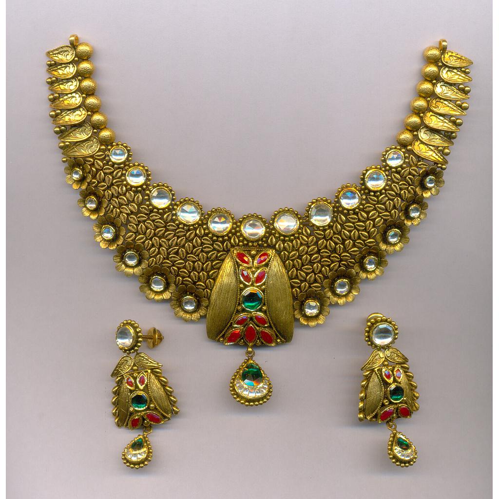 GOLD HALF SET ROUND ANTIQUE EXCLUSIVE