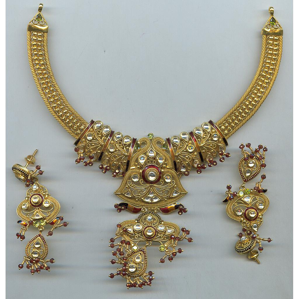 GOLD HALF SET ROUND ANTIQUE EXCLUSIVE