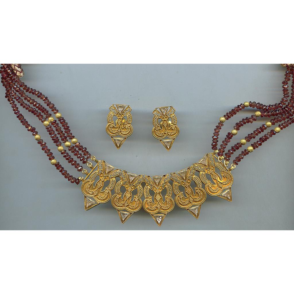 GOLD HALF SET ROUND ANTIQUE EXCLUSIVE