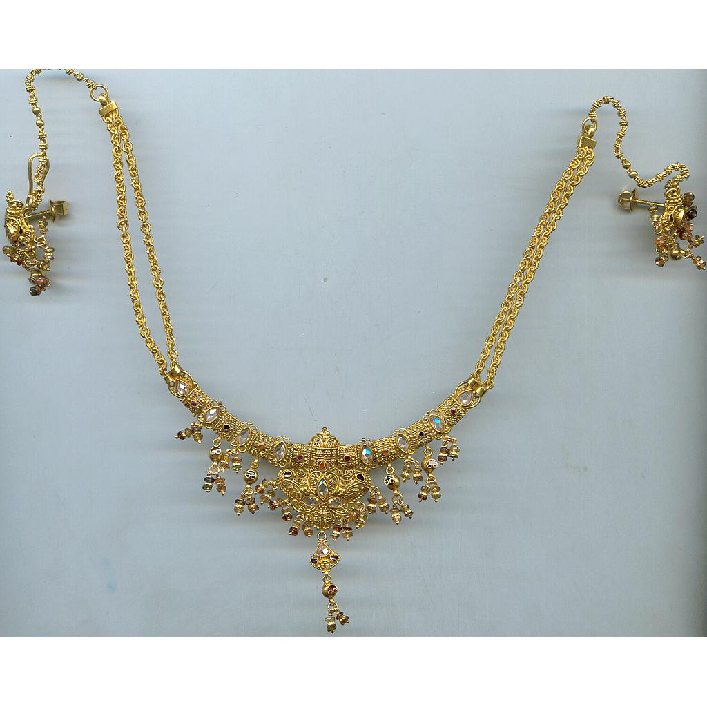 GOLD HALF SET ROUND ANTIQUE EXCLUSIVE