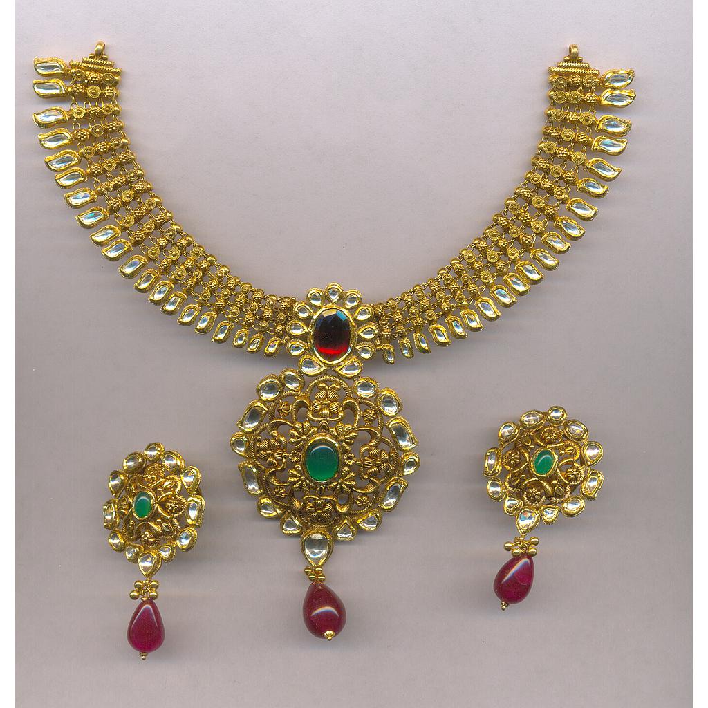 GOLD HALF SET ROUND ANTIQUE EXCLUSIVE